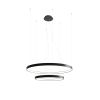 Lustres Aluminium Noir LED 2 Rio