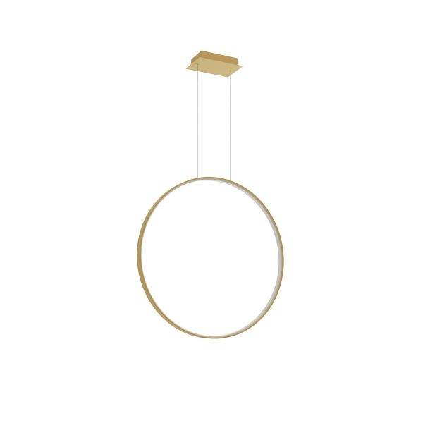 Suspensions Aluminium Doré LED 1 Rio