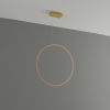 Suspensions Aluminium Doré LED 1 Rio