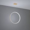 Suspensions Aluminium Doré LED 1 Rio
