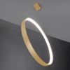 Suspensions Aluminium Doré LED 1 Rio