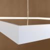 Lustres Aluminium Blanc LED 1 Nelya
