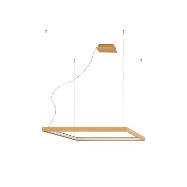 Lustres Aluminium Doré LED 1 Nelya
