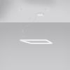 Lustres Aluminium Blanc LED 1 Nelya
