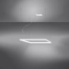 Lustres Aluminium Blanc LED 1 Nelya