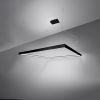 Lustres Aluminium Noir LED 1 Nelya