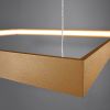Lustres Aluminium Doré LED 1 Nelya
