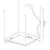 Lustres Aluminium Doré LED 1 Nelya