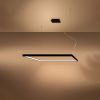 Lustres Aluminium Noir LED 1 Nelya
