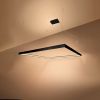 Lustres Aluminium Noir LED 1 Nelya