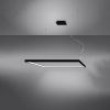 Lustres Aluminium Noir LED 1 Nelya