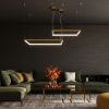 Lustres Aluminium Doré LED 1 Nelya