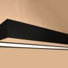 Lustres Aluminium Noir LED 1 Tuula