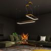 Lustres Aluminium Doré LED 1 Tuula