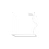 Lustres Aluminium Blanc LED 1 Tuula
