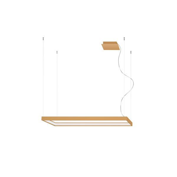 Lustres Aluminium Doré LED 1 Tuula