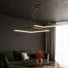 Lustres Aluminium Doré LED 1 Tuula