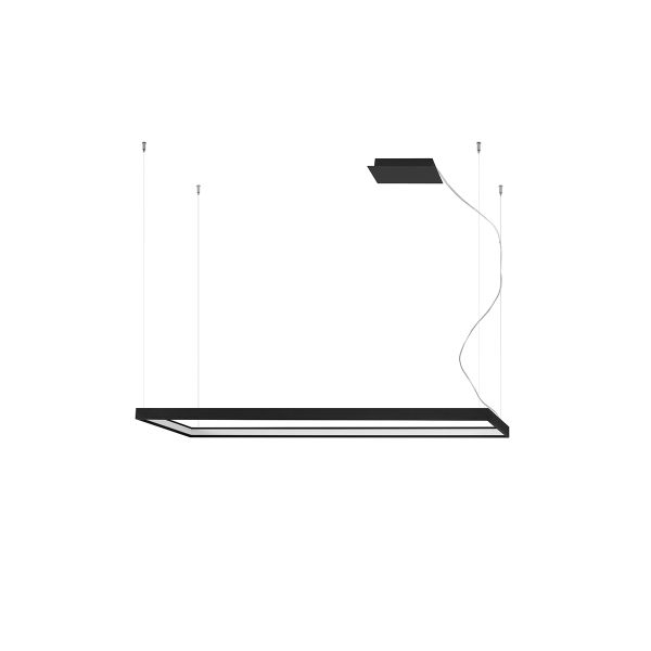 Lustres Aluminium Noir LED 1 Tuula
