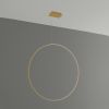 Suspensions Aluminium Doré LED 1 Rio