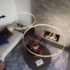 Lustres Aluminium Doré LED 1 Rio