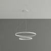Lustres Aluminium Blanc LED 2 Rio