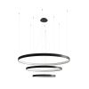 Lustres Aluminium Noir LED 3 Rio