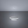 Lustres Aluminium Blanc LED 2 Rio
