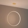 Suspensions Aluminium Doré LED 1 Rio