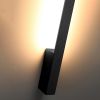 Appliques murales Aluminium Noir LED 1 Lahti