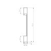 Appliques murales Aluminium Noir LED 1 Sappo