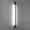 Appliques murales Aluminium Noir LED 1 Sappo