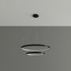 Lustres Aluminium Noir LED 2 Rio