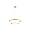 Lustres Aluminium Doré LED 2 Rio