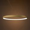 Lustres Aluminium Doré LED 1 Rio