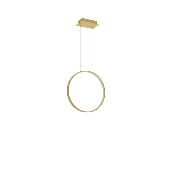 Suspensions Aluminium Doré LED 1 Rio