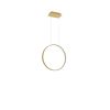 Suspensions Aluminium Doré LED 1 Rio