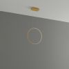 Suspensions Aluminium Doré LED 1 Rio