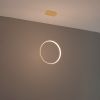 Suspensions Aluminium Doré LED 1 Rio