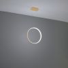 Suspensions Aluminium Doré LED 1 Rio