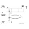 Plafonniers Aluminium Doré LED 1 Rio