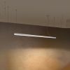 Suspensions Aluminium Blanc LED 1 Pinne
