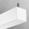 Suspensions Aluminium Blanc LED 1 Pinne
