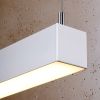 Suspensions Aluminium Blanc LED 1 Pinne