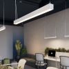 Suspensions Aluminium Blanc LED 1 Pinne