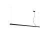 Suspensions Aluminium Noir LED 1 Pinne