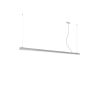 Suspensions Aluminium Gris LED 1 Pinne