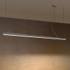 Suspensions Aluminium Gris LED 1 Pinne