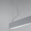Suspensions Aluminium Gris LED 1 Pinne