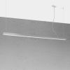 Suspensions Aluminium Gris LED 1 Pinne