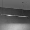 Suspensions Aluminium Gris LED 1 Pinne